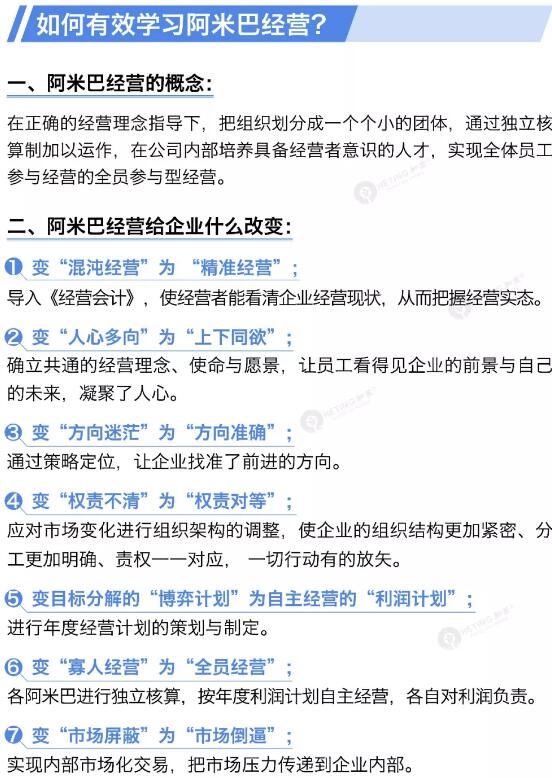 阿米巴经营模式
